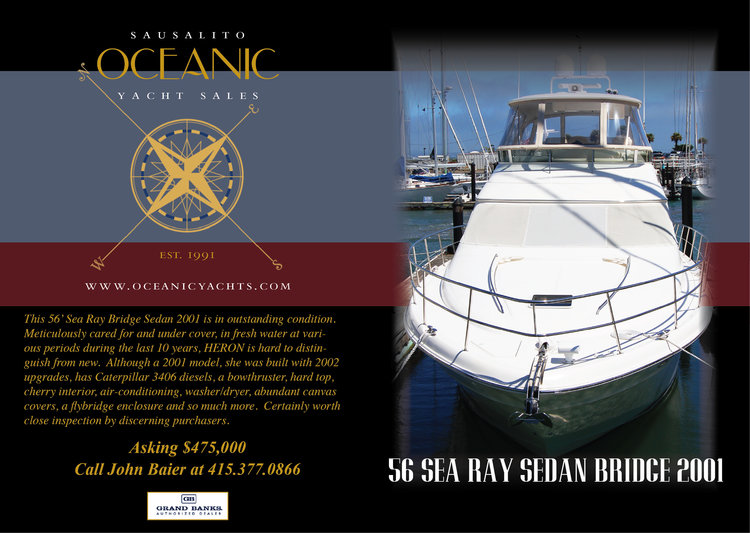 oceanic yacht sales sausalito ca